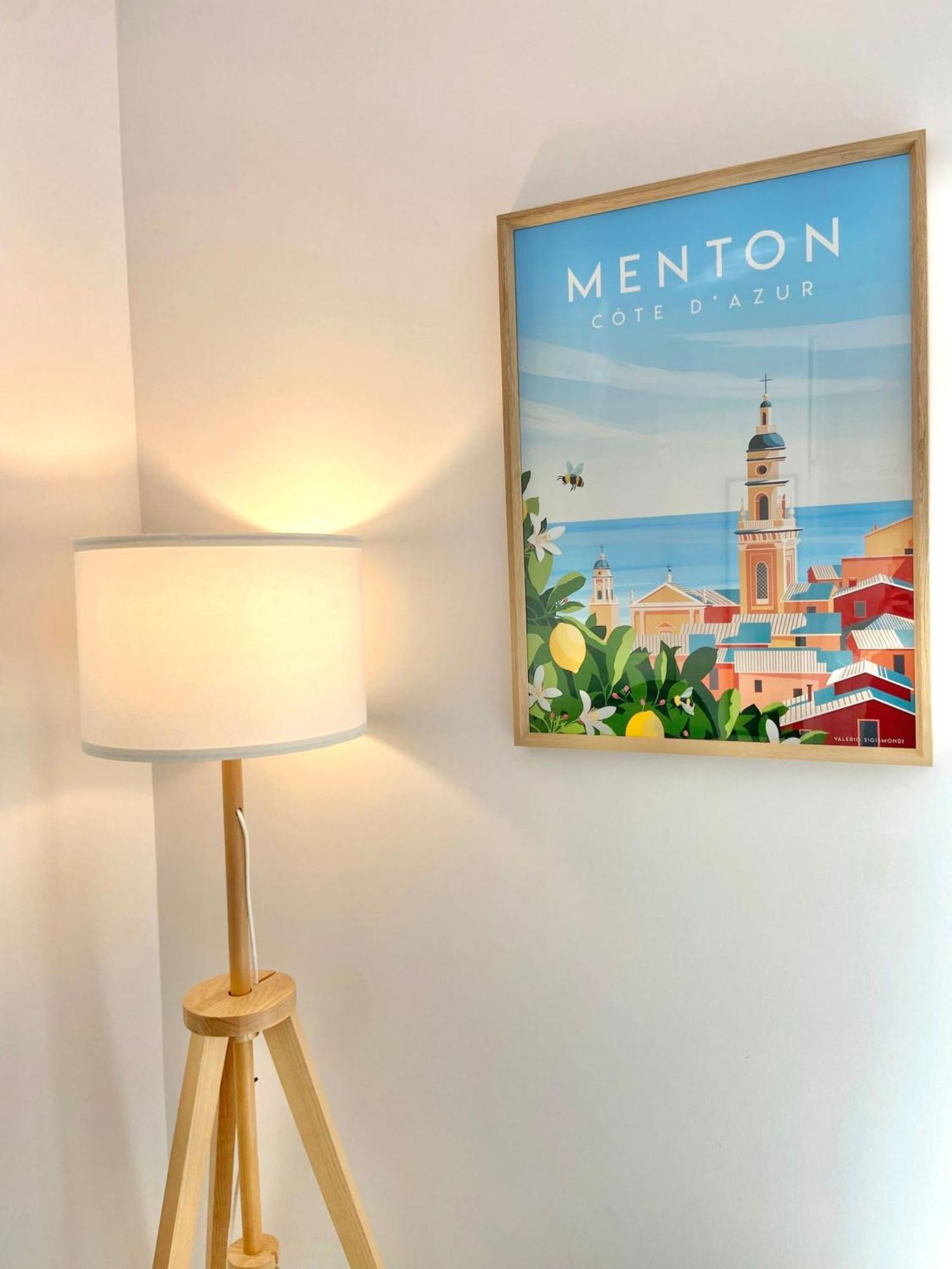 'Cap Riviera' Proche Gare Et Centre Lejlighed Menton Eksteriør billede